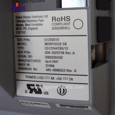 ATM-Maschinenteile NCR 58XX 12,1 Zoll LCD-Display 445-0686553 009-0020748