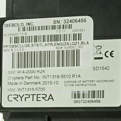 49249440721B Diebold EPP7 Tastatur-Geldautomat-Maschinen Teile