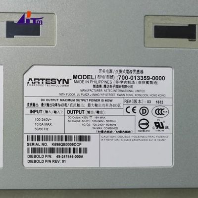 Schaltnetzteil 400W 49247846000A ATM-Maschinen-Teile Diebold 5500