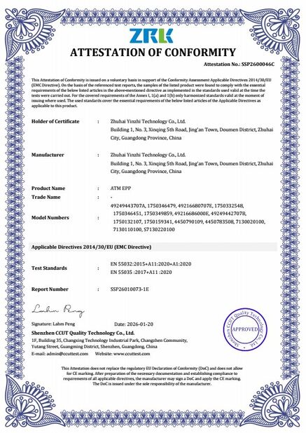 China Tiger Spare Parts Co., Ltd zertifizierungen